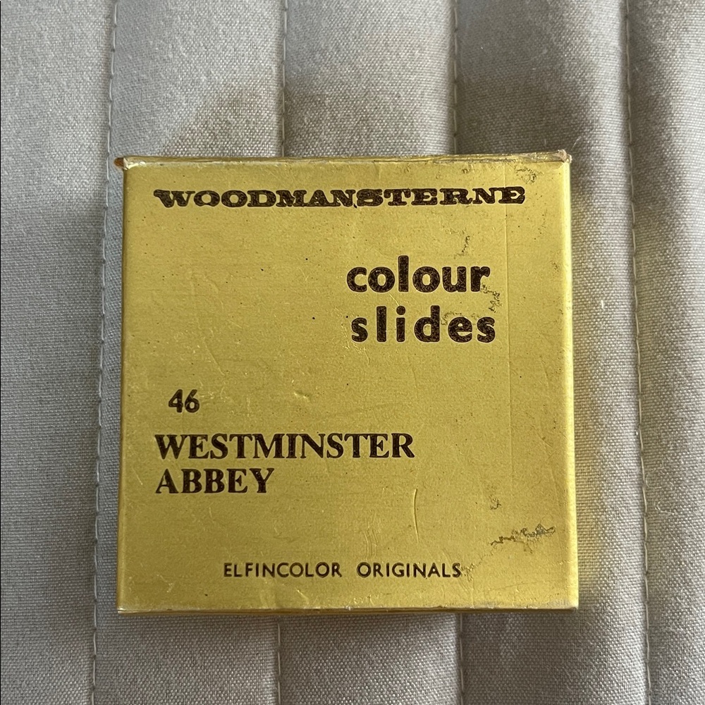 Vintage Westminster Abbey Colour Slides 🇬🇧📽️